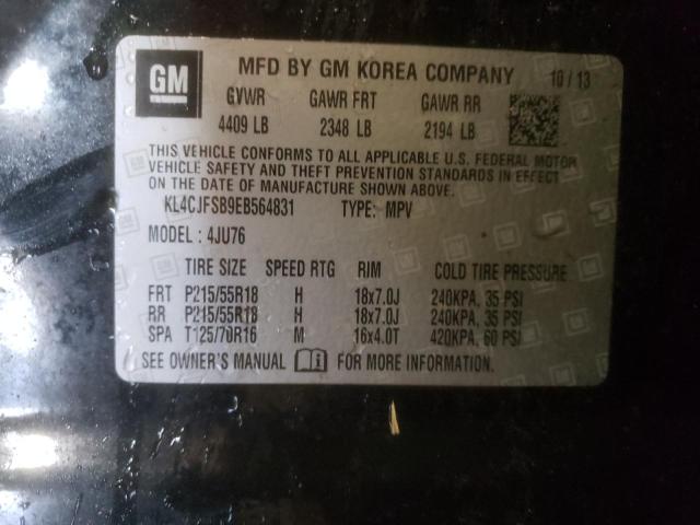 KL4CJFSB9EB564831 - 2014 BUICK ENCORE CONVENIENCE 黑色 照片 13