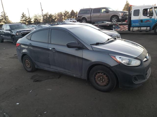 KMHCT4AE8CU178222 - 2012 HYUNDAI ACCENT GLS GRAY photo 4