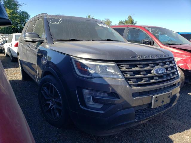 1FM5K8GT9HGB54011 - 2017 FORD EXPLORER SPORT GRAY photo 4