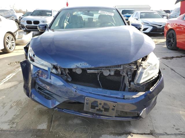 1HGCR2F74HA241408 - 2017 HONDA ACCORD EX BLUE photo 5