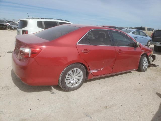 4T1BD1FK0CU047887 - 2012 TOYOTA CAMRY HYBRID RED photo 3