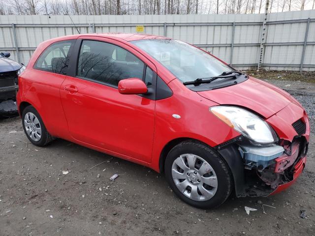 JTDJT923685219809 - 2008 TOYOTA YARIS RED photo 4