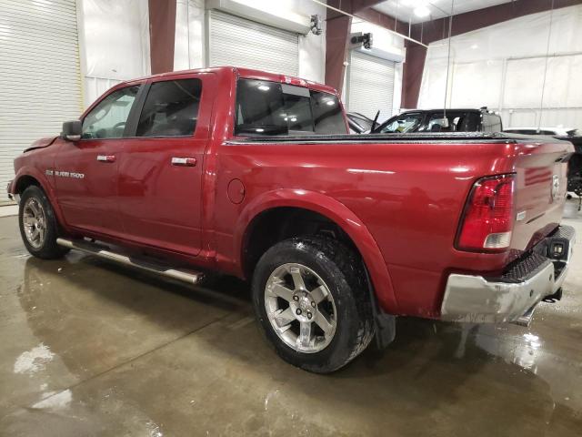 1C6RD7NT5CS342373 - 2012 DODGE RAM 1500 LARAMIE MAROON photo 2