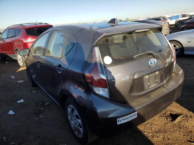 JTDKDTB32F1106409 - 2015 TOYOTA PRIUS C GRAY photo 2