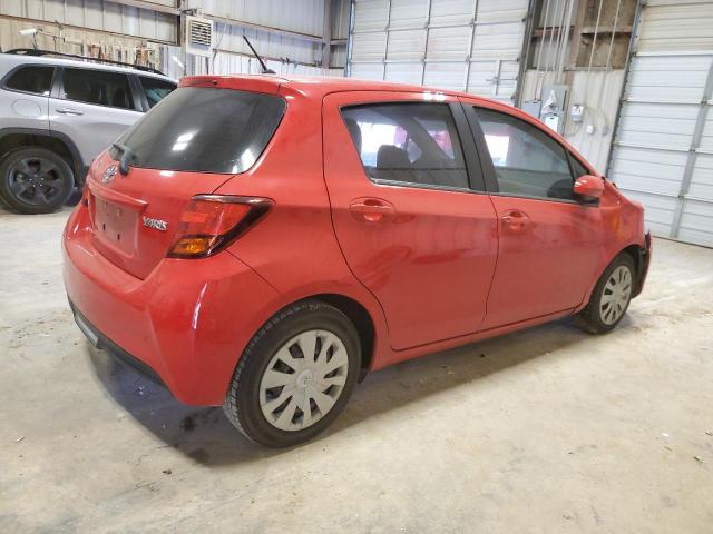 VNKKTUD37FA046334 - 2015 TOYOTA YARIS RED photo 3