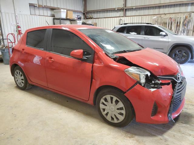 VNKKTUD37FA046334 - 2015 TOYOTA YARIS RED photo 4