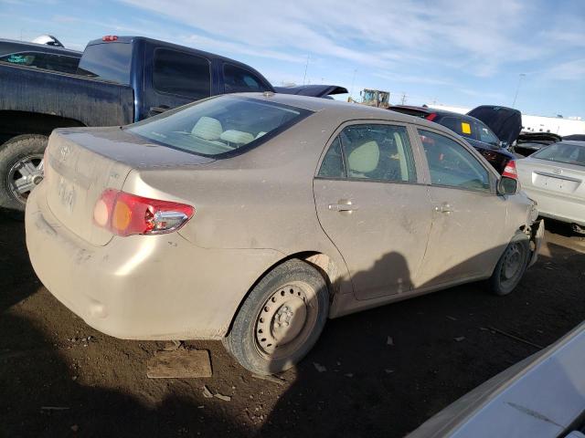 1NXBU4EE5AZ323703 - 2010 TOYOTA COROLLA BASE GOLD photo 3