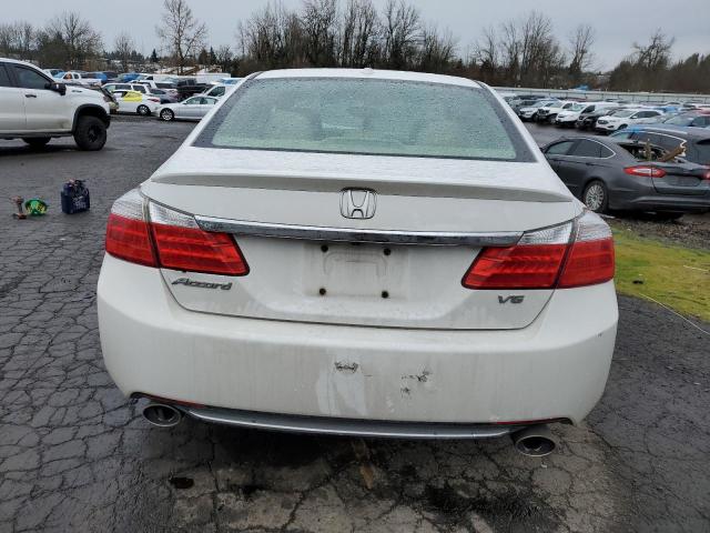 1HGCR3F87EA022341 - 2014 HONDA ACCORD EXL WHITE photo 6