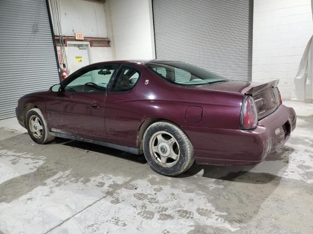 2G1WW12E849396108 - 2004 CHEVROLET MONTECARLO LS BURGUNDY photo 2