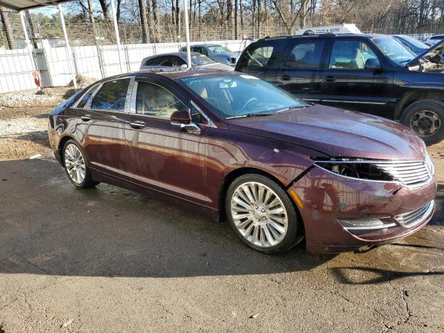 3LN6L2J9XDR803992 - 2013 LINCOLN MKZ BURGUNDY photo 4