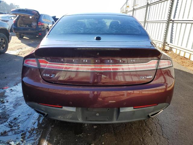 3LN6L2J9XDR803992 - 2013 LINCOLN MKZ BURGUNDY photo 6
