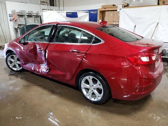 1G1BF5SM6H7139405 - 2017 CHEVROLET CRUZE PREMIER RED photo 2