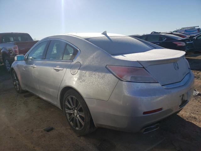 19UUA8F38DA018570 - 2013 ACURA TL SE SILVER photo 2