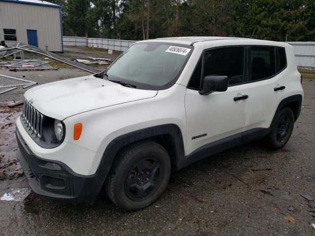 ZACCJAAH4HPE98987 - 2017 JEEP RENEGADE SPORT WHITE photo 1