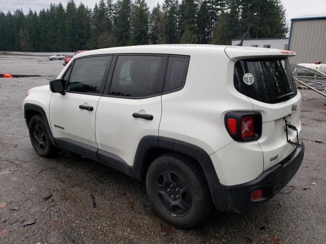 ZACCJAAH4HPE98987 - 2017 JEEP RENEGADE SPORT WHITE photo 2