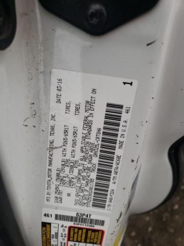 5TFRZ5CNXGX011705 - 2016 TOYOTA TACOMA ACCESS CAB თეთრი ფოტო 12