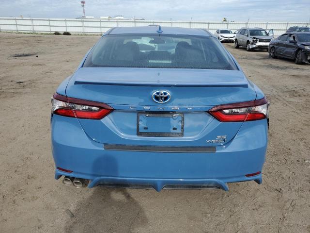 4T1G31AK0RU067789 - 2024 TOYOTA CAMRY SE NIGHT SHADE BLUE photo 6