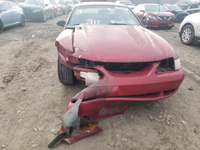 1FALP4044SF262760 - 1995 FORD MUSTANG RED photo 5