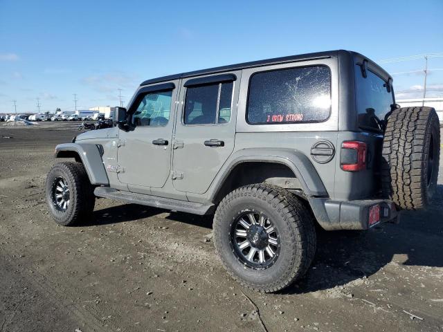 1C4HJXEN0PW590155 - 2023 JEEP WRANGLER SAHARA GRAY photo 2