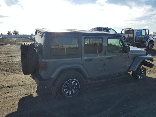 1C4HJXEN0PW590155 - 2023 JEEP WRANGLER SAHARA GRAY photo 3