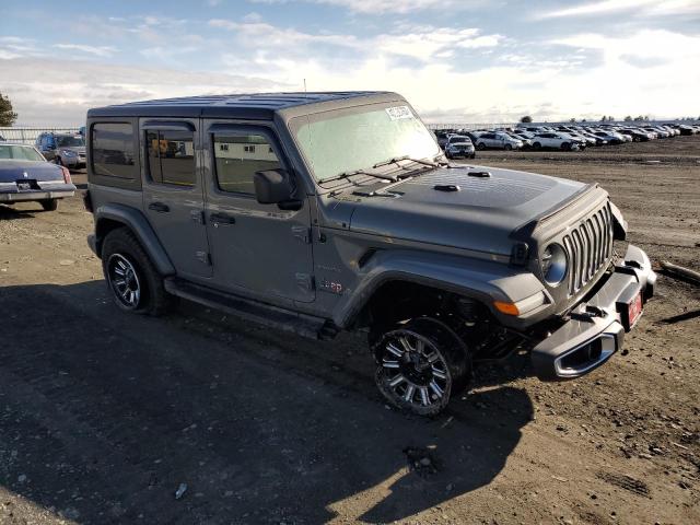 1C4HJXEN0PW590155 - 2023 JEEP WRANGLER SAHARA GRAY photo 4