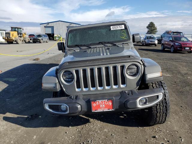 1C4HJXEN0PW590155 - 2023 JEEP WRANGLER SAHARA GRAY photo 5