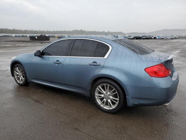 JNKBV61F78M262374 - 2008 INFINITI G35 BLUE photo 2