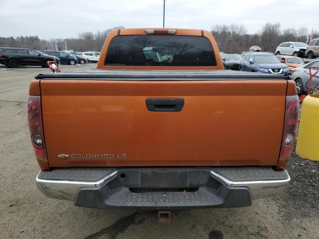 1GCDT136X48103772 - 2004 CHEVROLET COLORADO ORANGE photo 6