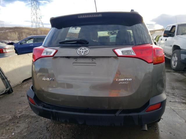 JTMDFREV8D5022720 - 2013 TOYOTA RAV4 LIMITED TAN photo 6