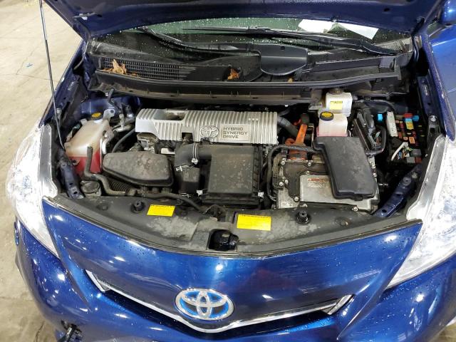 JTDZN3EU9C3022152 - 2012 TOYOTA PRIUS V BLUE photo 11