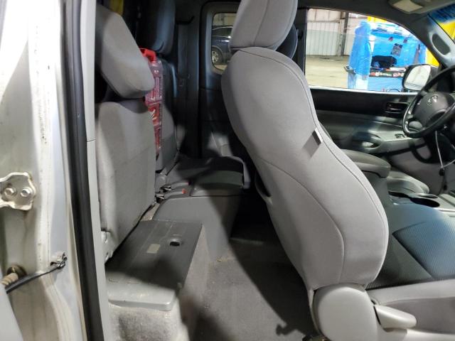 5TFUU4EN2BX015756 - 2011 TOYOTA TACOMA ACCESS CAB ვერცხლისფერი ფოტო 10
