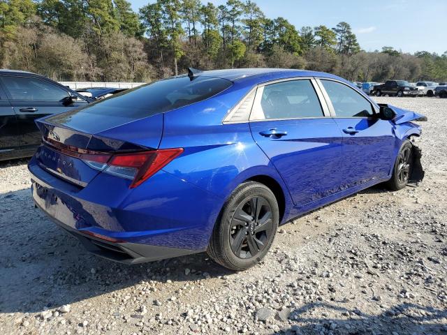 KMHLS4AG8MU133853 - 2021 HYUNDAI ELANTRA SEL BLUE photo 3