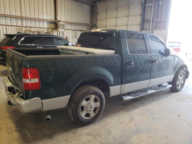 1FTRW12W17KC12904 - 2007 FORD F150 SUPERCREW GREEN photo 3