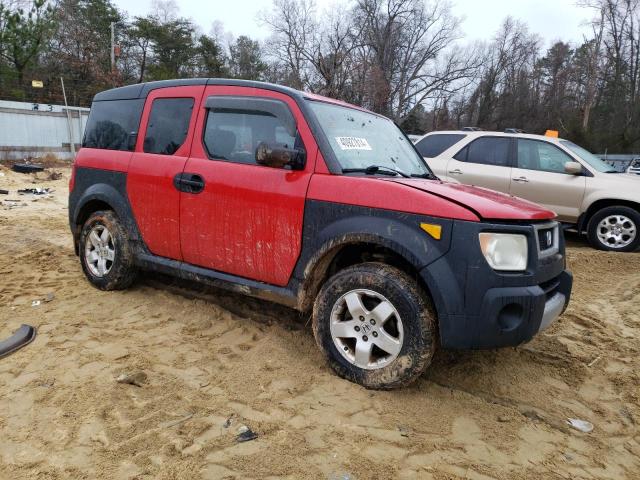 5J6YH28655L015366 - 2005 HONDA ELEMENT EX RED photo 4