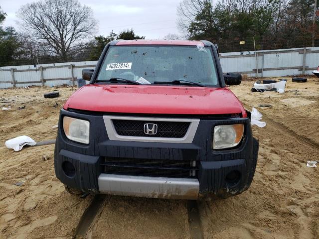 5J6YH28655L015366 - 2005 HONDA ELEMENT EX RED photo 5