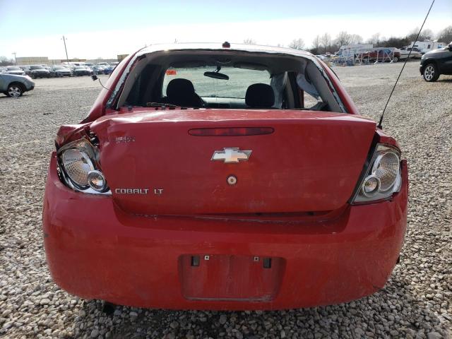 1G1AT58H097182296 - 2009 CHEVROLET COBALT LT RED photo 6