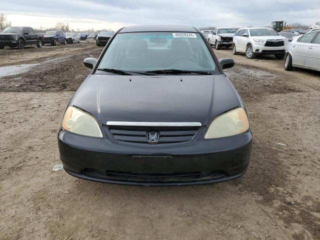 1HGES16513L035028 - 2003 HONDA CIVIC LX BLACK photo 5