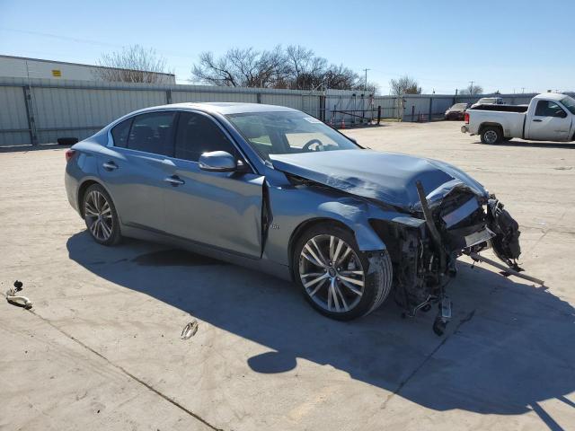 JN1EV7AP5JM361944 - 2018 INFINITI Q50 LUXE TEAL photo 4