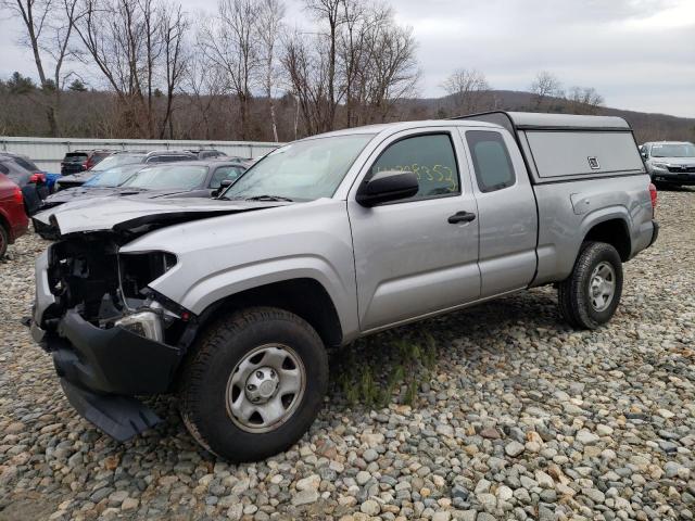 5TFRX5GN6JX127474 - 2018 TOYOTA TACOMA ACCESS CAB SILVER photo 1