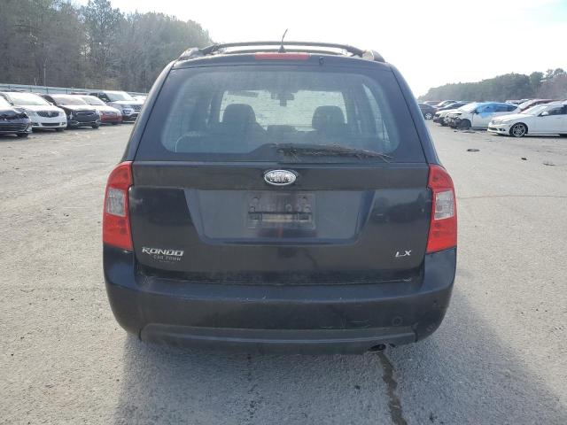 KNAFG525677069267 - 2007 KIA RONDO BASE BLACK photo 6