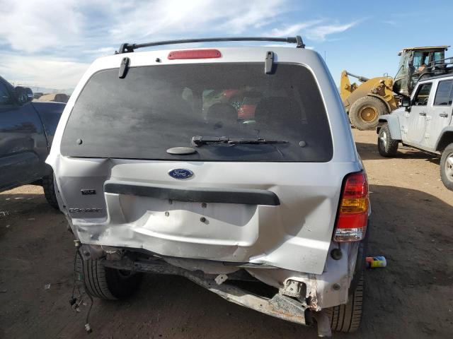 1FMYU93175KD62589 - 2005 FORD ESCAPE XLT SILVER photo 6