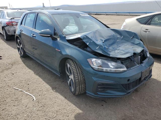 3VW547AU2JM261579 - 2018 VOLKSWAGEN GTI S TEAL photo 4