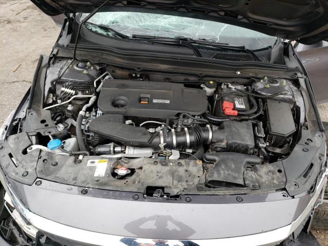 1HGCV2F93KA005241 - 2019 HONDA ACCORD TOURING GRAY photo 11