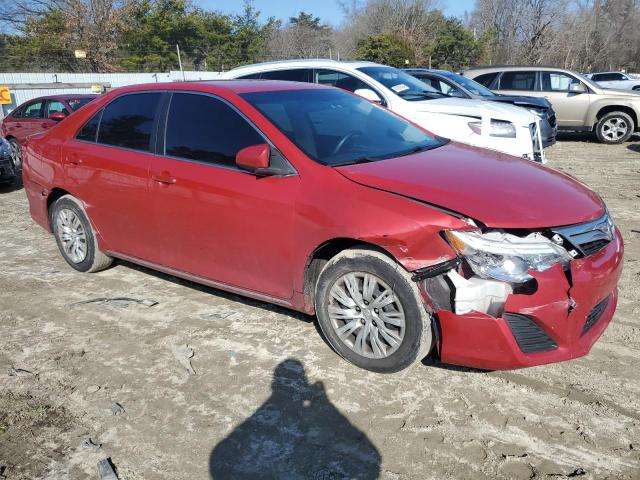 4T4BF1FK7ER404419 - 2014 TOYOTA CAMRY L RED photo 4
