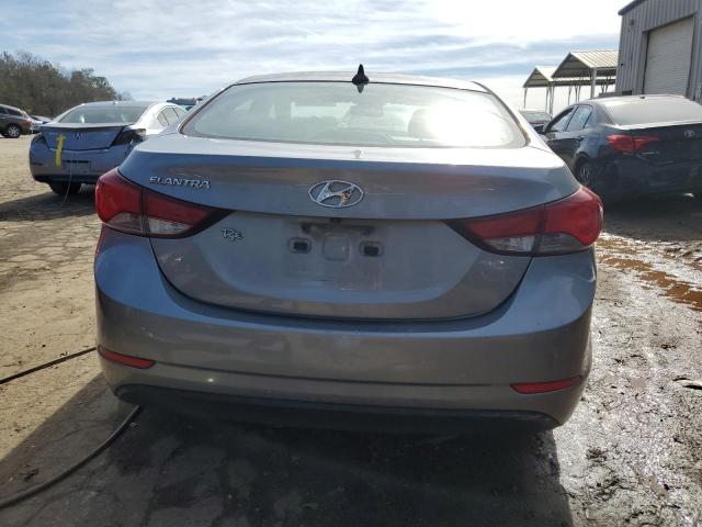 KMHDH4AE9FU223436 - 2015 HYUNDAI ELANTRA SE SILVER photo 6