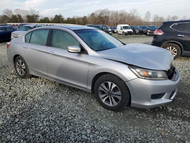 1HGCR2F35DA072555 - 2013 HONDA ACCORD LX SILVER photo 4