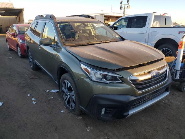 4S4BTAMC0M3150586 - 2021 SUBARU OUTBACK LIMITED GREEN photo 4