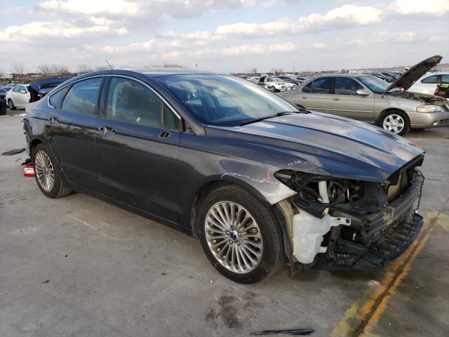 3FA6P0K92GR263351 - 2016 FORD FUSION TITANIUM GRAY photo 4