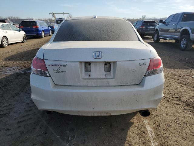 1HGCP36809A027313 - 2009 HONDA ACCORD EXL WHITE photo 6