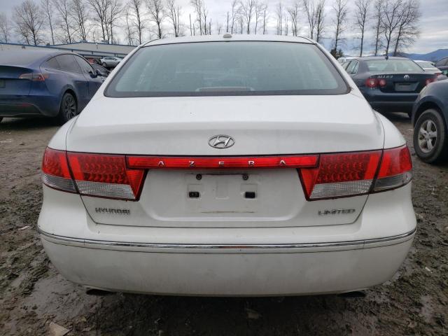 KMHFC46F77A209773 - 2007 HYUNDAI AZERA SE WHITE photo 6